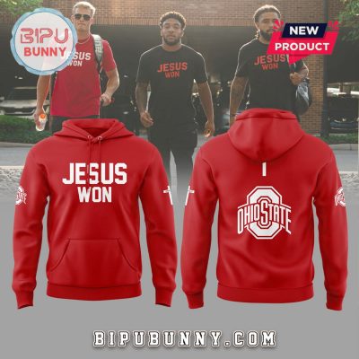 Jesus Won Ohio State Buckeyes Football Hoodie