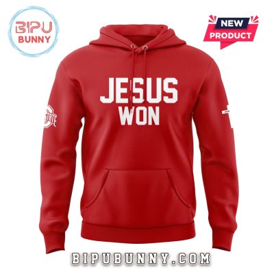 Jesus Won Ohio State Buckeyes Football Hoodie