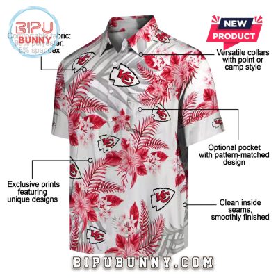 Kansas City Chiefs Hibiscus Palm Leaves Limited Hawaiian Shirt