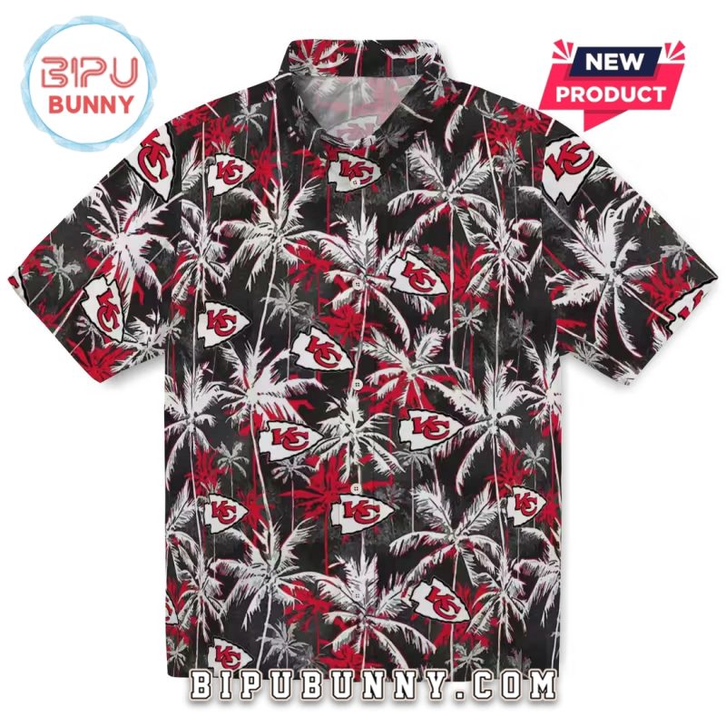 Kansas City Chiefs Palm Pattern Hawaiian Shirt