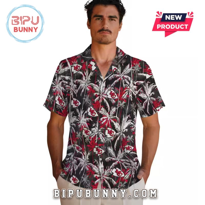 Kansas City Chiefs Palm Pattern Hawaiian Shirt