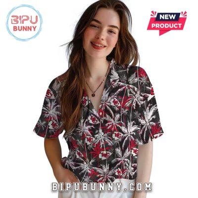 Kansas City Chiefs Palm Pattern Hawaiian Shirt