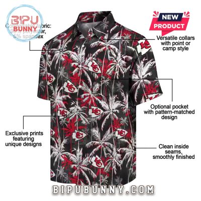 Kansas City Chiefs Palm Pattern Hawaiian Shirt