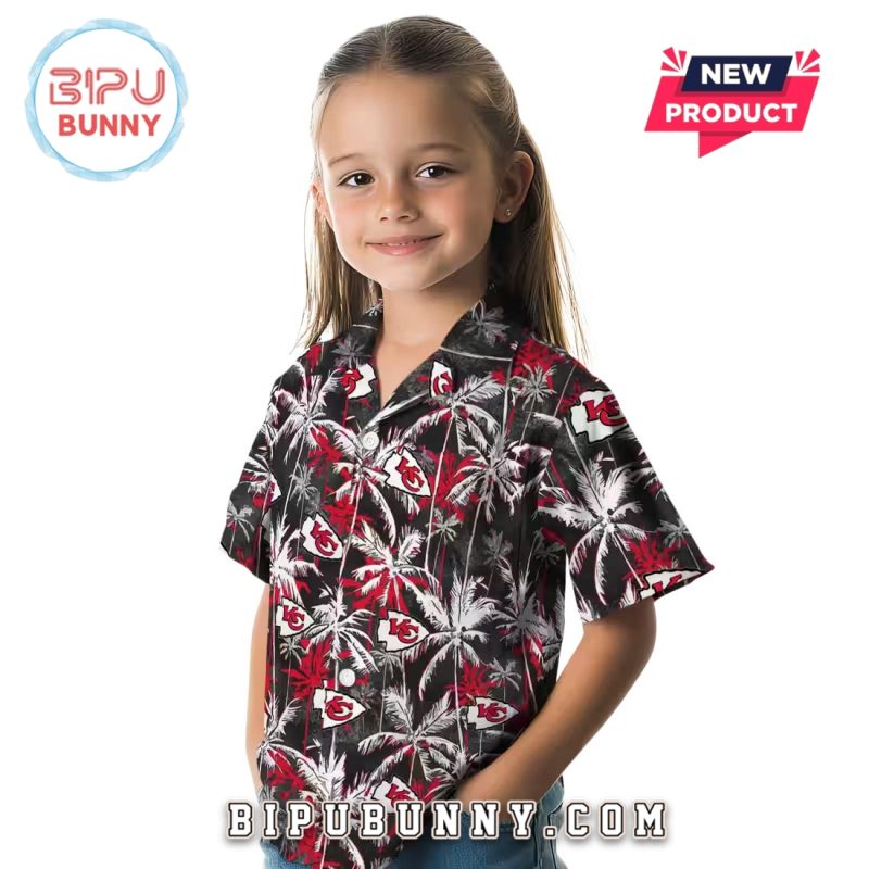 Kansas City Chiefs Palm Pattern Hawaiian Shirt