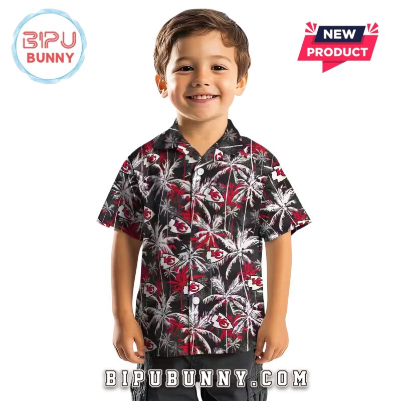Kansas City Chiefs Palm Pattern Hawaiian Shirt