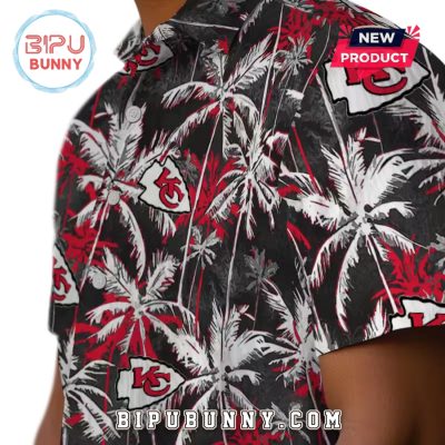 Kansas City Chiefs Palm Pattern Hawaiian Shirt