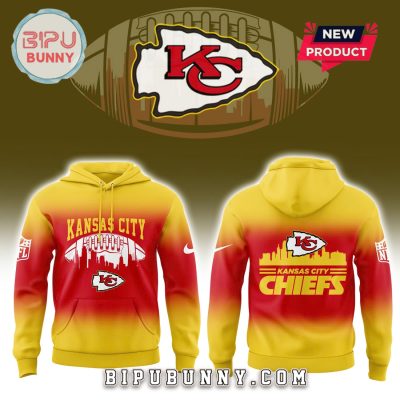 Kansas City Chiefs Skyline Gradient Combo Hoodie Set