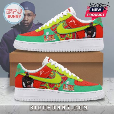 Kendrick Lamar Super Bowl Nike Air Force 1 Sneakers