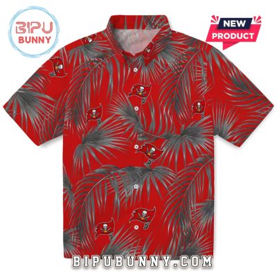 Leafy Palms Tampa Bay Buccaneers Hawaiian Shirt