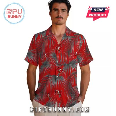 Leafy Palms Tampa Bay Buccaneers Hawaiian Shirt