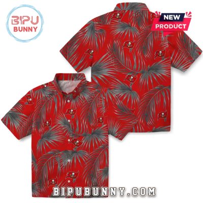 Leafy Palms Tampa Bay Buccaneers Hawaiian Shirt