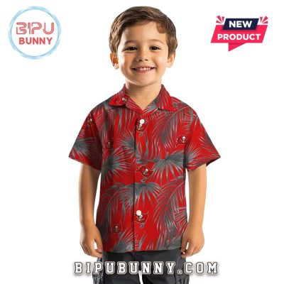 Leafy Palms Tampa Bay Buccaneers Hawaiian Shirt