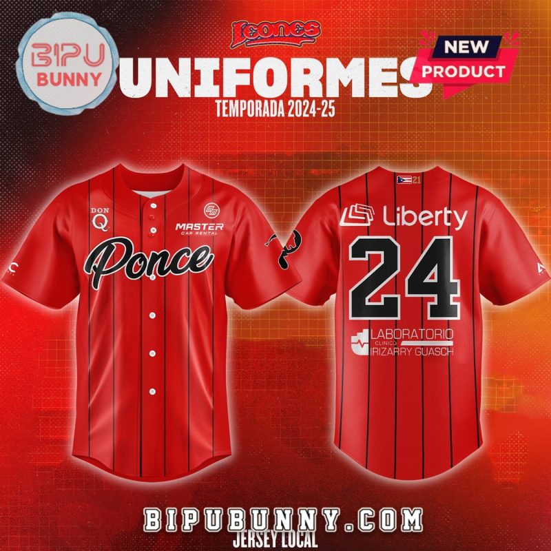 Leones de Ponce LBPRC Temporada Limited Baseball Jersey