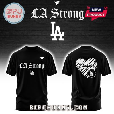 Los Angeles Dodgers LA Strong Nike Black Hoodie