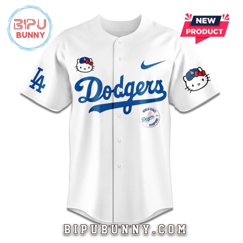 Los Angeles Dodgers X Hello Kitty Limited Baseball Jersey