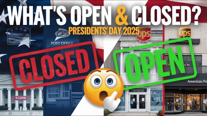 Presidents Day 2025 closures and operations