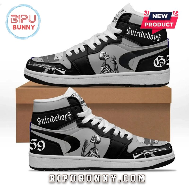 Men’s Suicideboys Nike Air Jordan 1 Hightops Sneakers