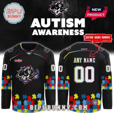 Motor City Rockers 2025 Autism Awareness Hockey Jersey