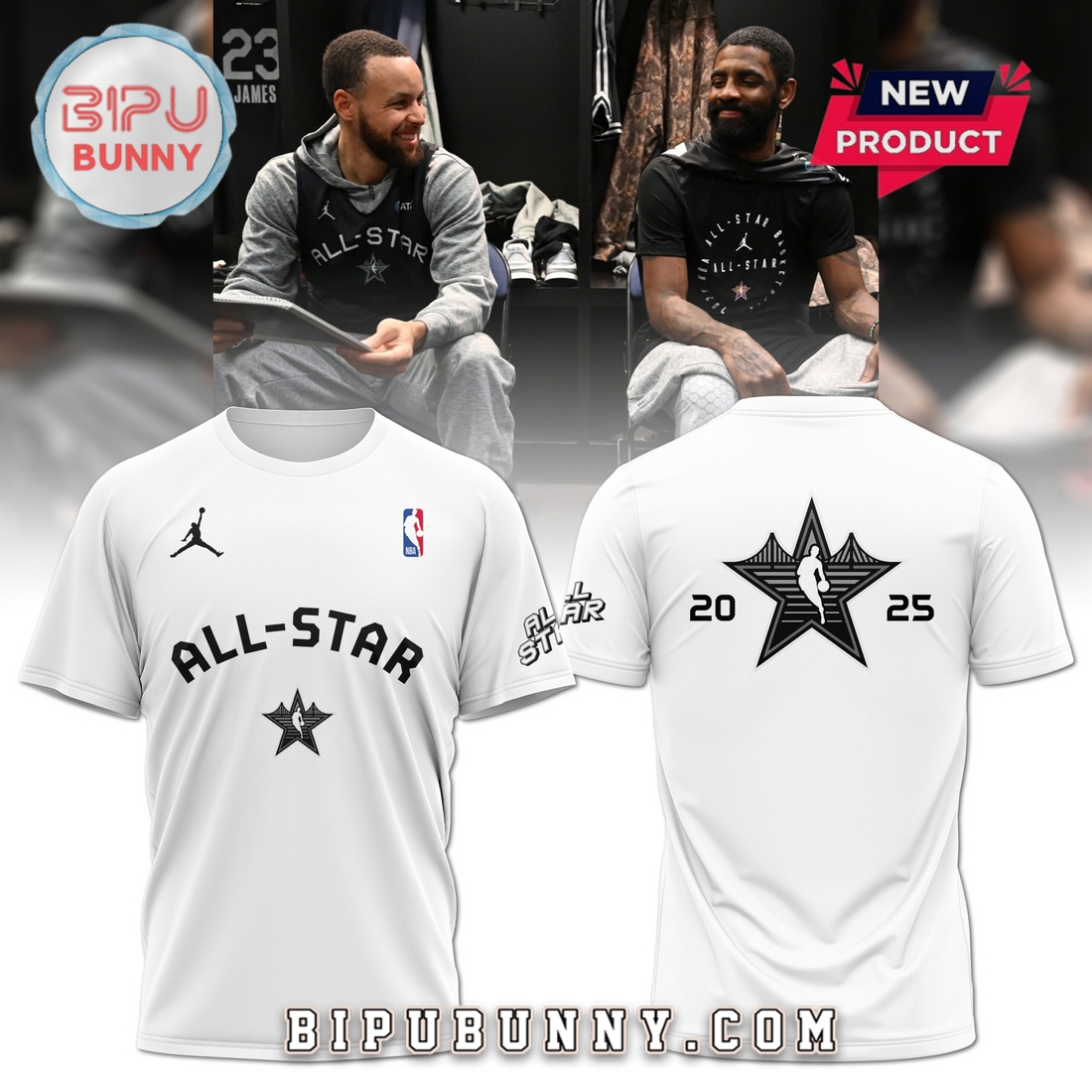 NBA All Stars 2025 Season White Hoodie NBA All Stars 2025 Season White Hoodie