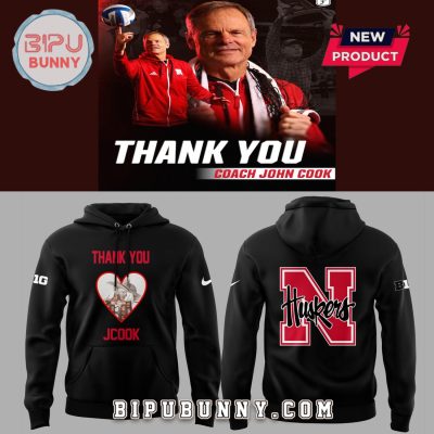 Nebraska Volleyball 2025 Thanks Coach John Cook Hoodie