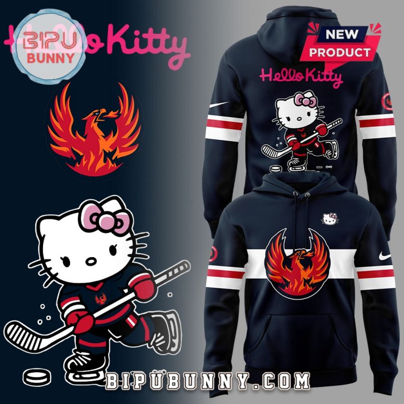 New Coachella Valley Firebirds x Hello Kitty Hoodie