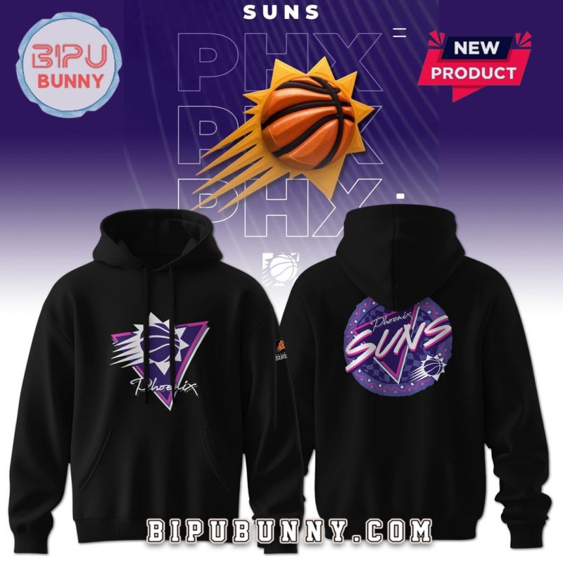 New Era Purple Phoenix Suns Glow-in-the-Dark Hoodie