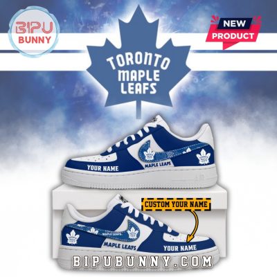 New Toronto Maple Leafs Nike Air Force 1 Sneakers