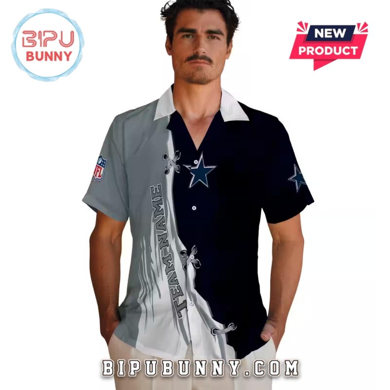 Personalized Dallas Cowboys Edgy Streaks Hawaiian Shirt