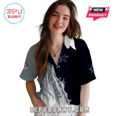 Personalized Dallas Cowboys Edgy Streaks Hawaiian Shirt