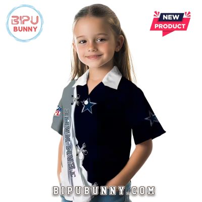 Personalized Dallas Cowboys Edgy Streaks Hawaiian Shirt