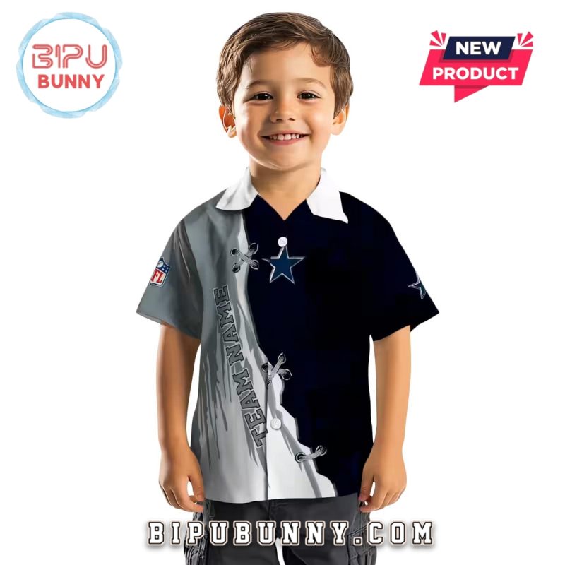 Personalized Dallas Cowboys Edgy Streaks Hawaiian Shirt
