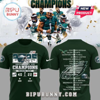 Philadelphia Eagles 2025 Super Bowl LIX Champions Nike Hoodie