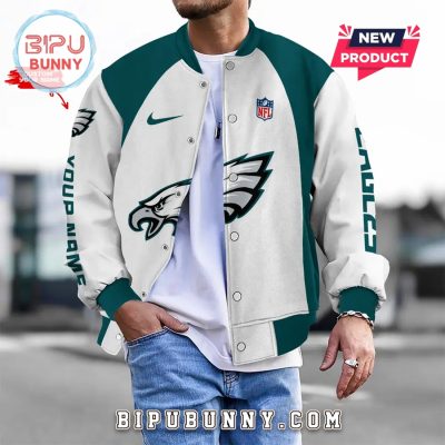 Philadelphia Eagles Custom Baseball Varsity Jacket