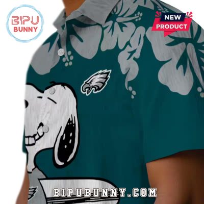 Philadelphia Eagles Snoopy Surf Hawaiian Shirt