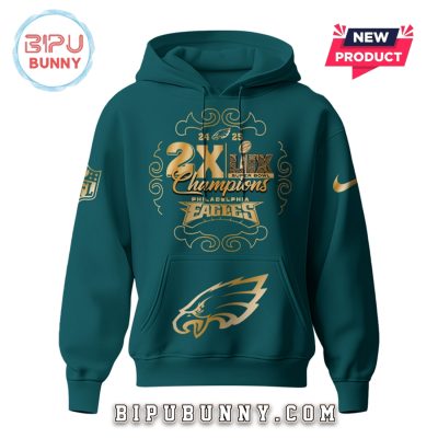 Philadelphia Eagles Super Bowl 2025 Champions Hoodie