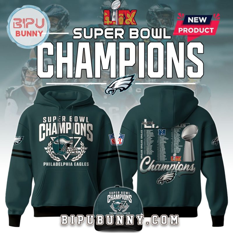 Philadelphia Eagles Super Bowl Champions Limited Hoodie Set