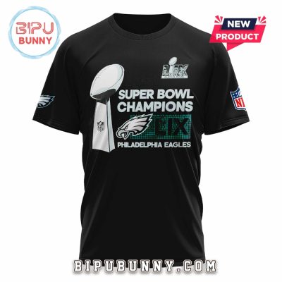 Philadelphia Eagles Super Bowl LIX Champions Black Hoodie