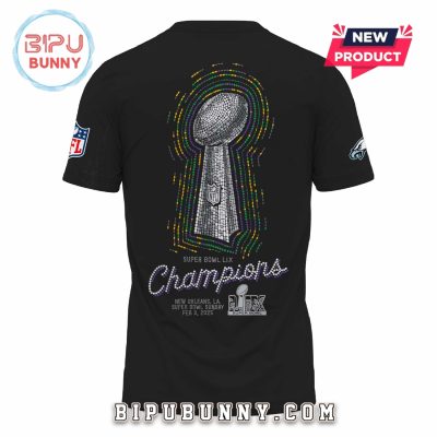 Philadelphia Eagles Super Bowl LIX Champions Black Hoodie