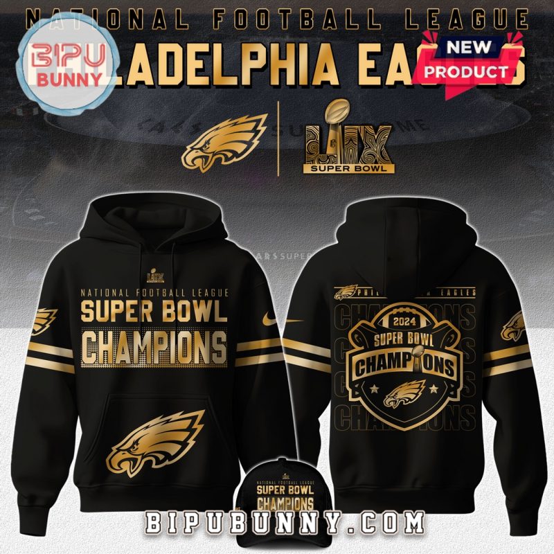 Philadelphia Eagles Super Bowl LIX Champions Hoodie Set