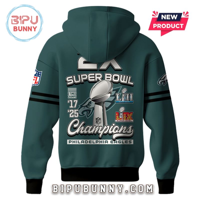 Philadelphia Eagles Super Bowl LIX Hoodie