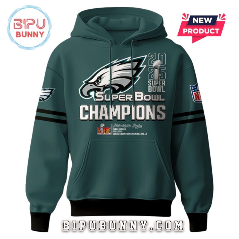 Philadelphia Eagles Super Bowl LIX Hoodie Set