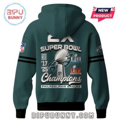 Philadelphia Eagles Super Bowl LIX Hoodie Set