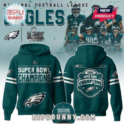 Philadelphia Eagles Super Bowl LIX Nike Hoodie Set