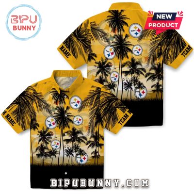 Pittsburgh Steelers Sunset Scene Hawaiian Shirt