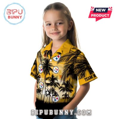 Pittsburgh Steelers Sunset Scene Hawaiian Shirt