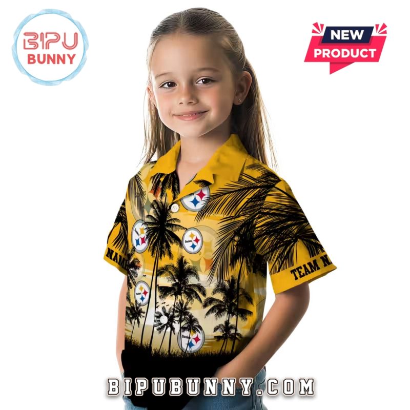 Pittsburgh Steelers Sunset Scene Hawaiian Shirt