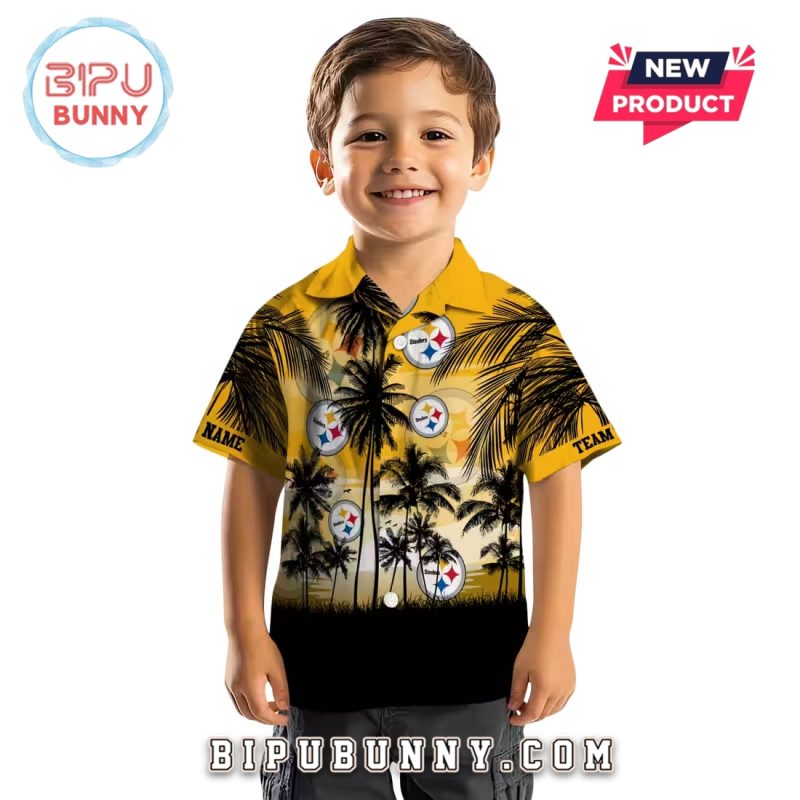 Pittsburgh Steelers Sunset Scene Hawaiian Shirt