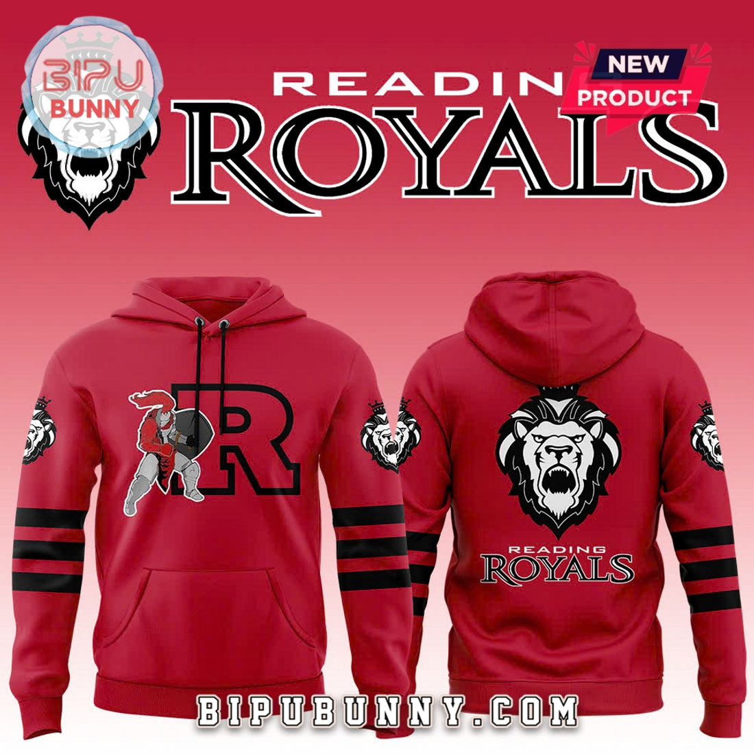 Reading Royals Red Knights 2025 Limited Hoodie Reading Royals Red Knights 2025 Limited Hoodie
