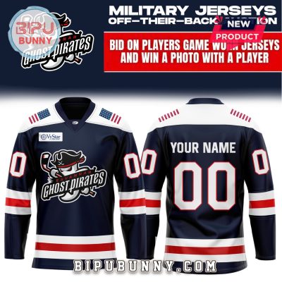 Savannah Ghost Pirates x Military Appreciation Night Hockey Jersey