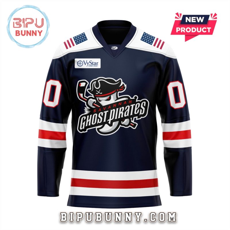 Savannah Ghost Pirates x Military Appreciation Night Hockey Jersey